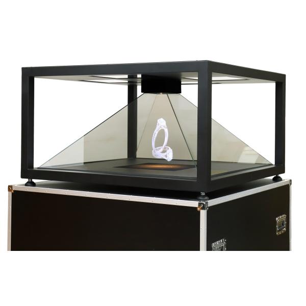 Подключи и играй витрины дисплея степени 19inch Holograpm портативной машинки 360 используемые для рекламировать дисплей