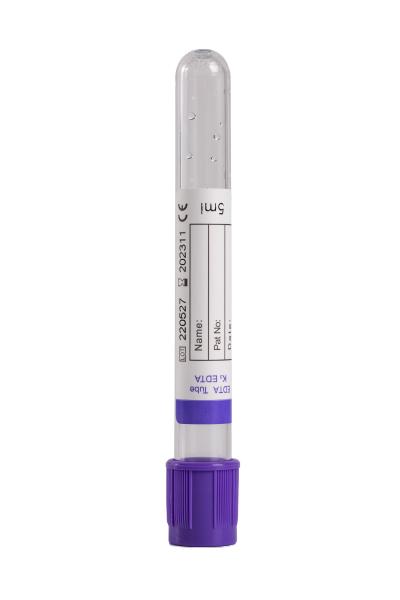 Anticoagulant EDTA Tubes For Blood Collection Purple EDTA K2 EDTA K3 1ml-10mL