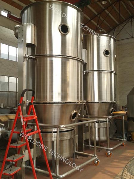 SUS316L Mixing Fast Drying  Fbd Fluid Bed Dryer Powder Dust Proof