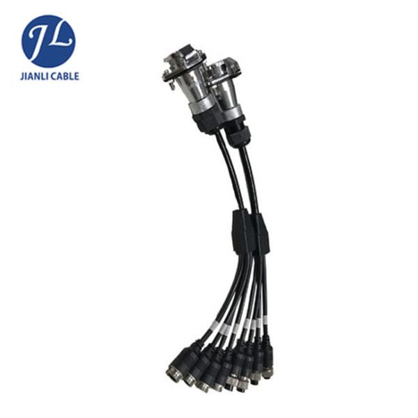Backup Camera System Truck Trailer Rear View Camera Cable 7 Pin / 4 Way Extension Cable