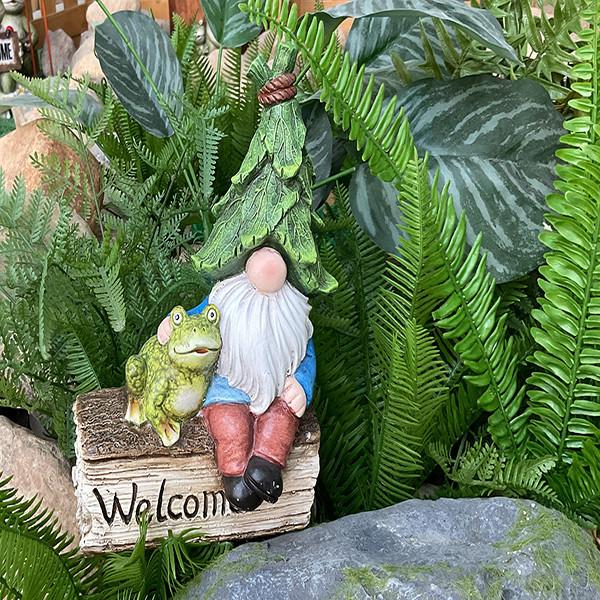 Le jardin d'OEM/ODM Polyresin ornemente la figurine de Gnomes de bande dessinée de décor