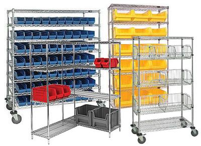 Circula o shelving industrial modular do fio do tamanho feito sob encomenda para o uso da agricultura