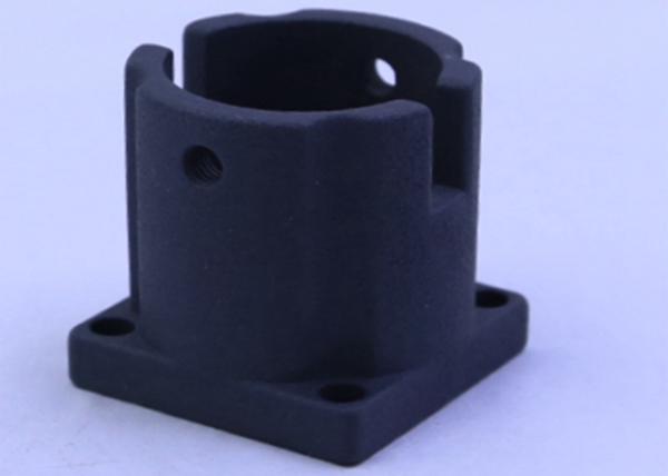 70*80 Lost Wax Casting Flange Location Connector Black Color 80 Length