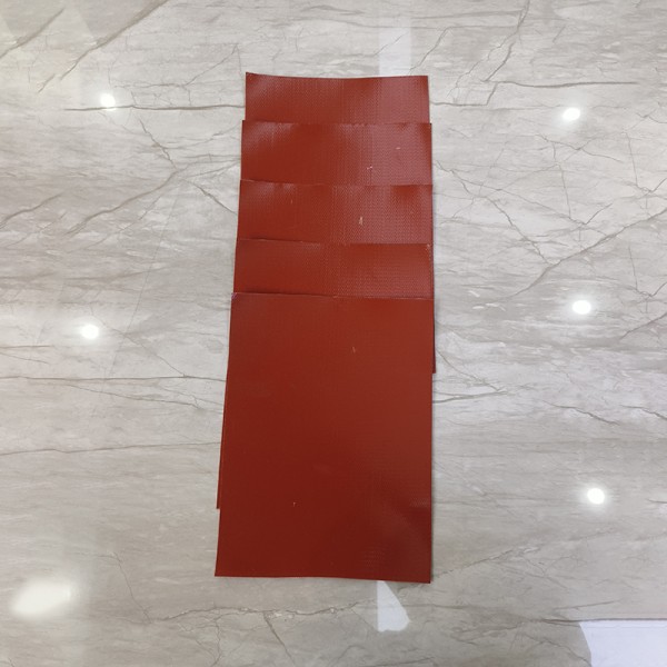 High Temperature Resistance Silicone Rubber Calendar Fiberglass Cloth For Pipe Compensation