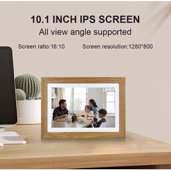 Умная цифровая фотокартина с 10,1 дюймовым IPS LCD сенсорным экраном