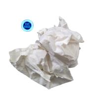 High Quality 20-60cm 5kg 10kg 20kg 25kg Bales Industrial Rags White Color Mixed T Shirt Rags Cleaning Wiper