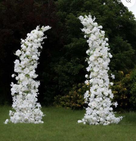 Porta Arquitetura de Arco de Flores Artificiais Decoração de Casamento pano de fundo Cordeiro de Vaca Ponto de fundo