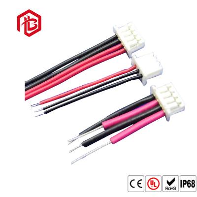 Chicote de fios plástico JST do fio do conector do passo do Pin 1.0mm de Bett 4 que envia e que segura o conjunto de cabo feito sob encomenda