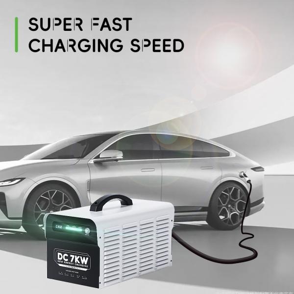 Portable EV Charging Station 7KW DC Fast Charger with Temperature Protection and Leakage Protection from E-Mingze