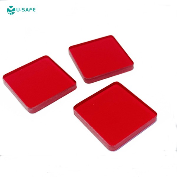 Customized Color Glass Filter OEM / ODM Optical Glass Filters With High Smooth Polished Surface