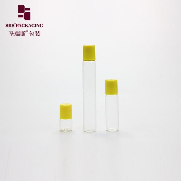 Cosmetic Mini Glass Roller Bottle Transparent Color 1ml 3ml 5ml 8ml 10ml