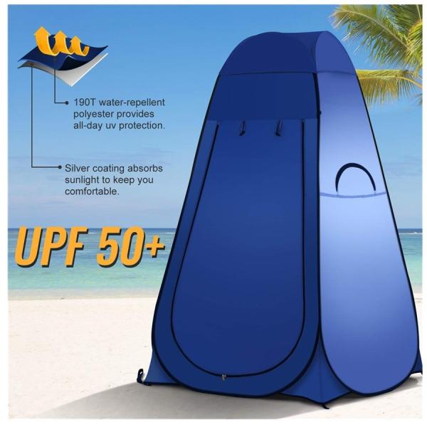 Pop Up Portable Outdoor Camping  Shower Tent Enclosure Anti UV