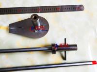 prueba dinámica 30 60 del penetrómetro del manual del descenso de 575m m cono de 90 grados