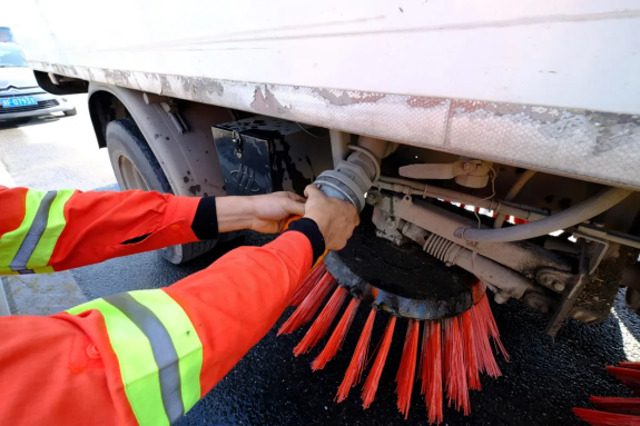 Integrated Sweeper Washer Street Cleaning Truck 18tons ZBJ5180TXSC