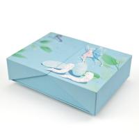 Caixa de papel feita sob encomenda do grupo da composição dos cuidados com a pele da caixa de presente da porta dobro da parte superior