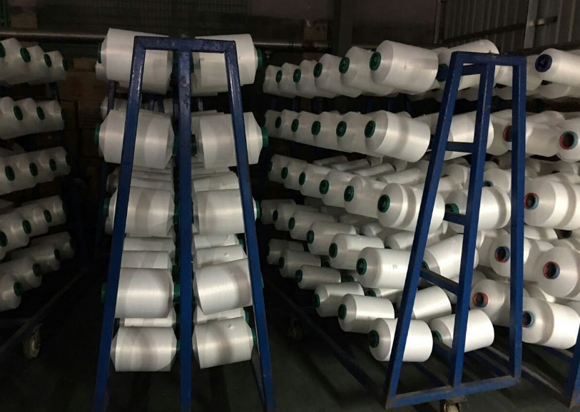 75D High Tenacity Fdy Polyester Yarn / Hand Knitting Yarn For Fabric / Textile