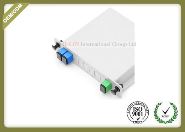 FTTH Passive Fiber Optic Splitter Insertion Type With SC Adapter