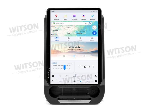 Pantalla vertical Tesla Android de 14.4 2K para Ford Expedition 2018-2022, sistema multimedia estéreo para coche, GPS, reproductor Carplay