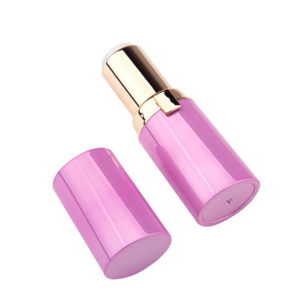 Customized Noble Purple Empty Lipstick Tubes Abs Plastic Cosmetic Tubes