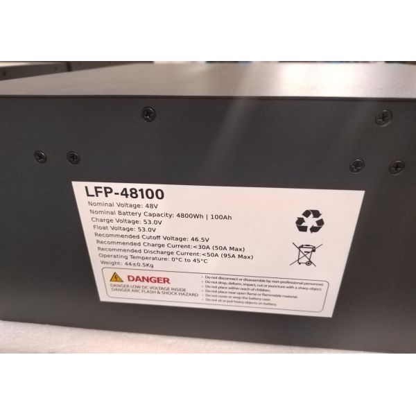 48V Off Grid Solar Battery 10KW Energy Storage Lithium Battery 1500 Cycles