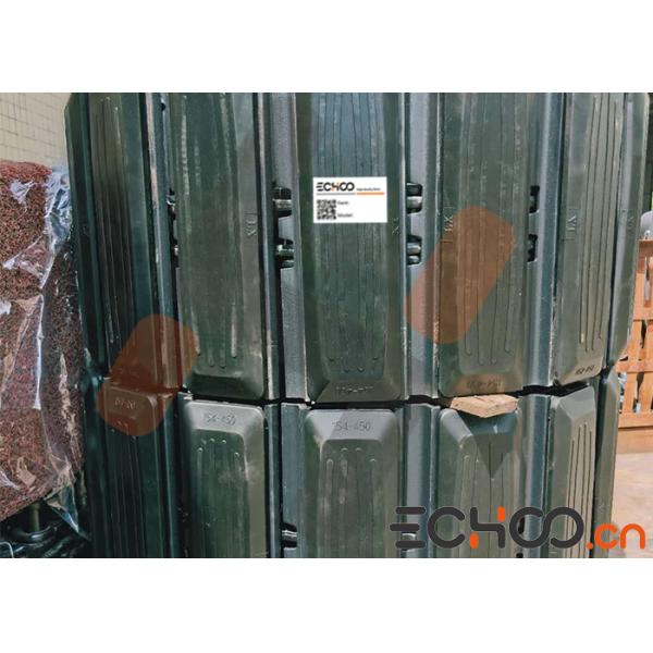 High Strength Hitachi EX70 Mini Excavator Tracks With Black Rubber Pads