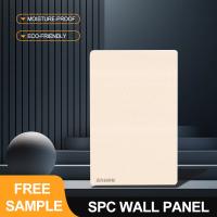Panneau mural SPC 600*2440*4mm Panneau composite en plastique de pierre Panneau de décoration de bureau intérieur
