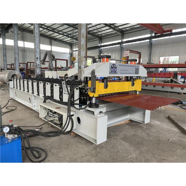 “850 Type Roof Sheet Making Machine 0.3-0.8mm Customized Corrugated Roof Panel Roll Forming Machine for Chile”