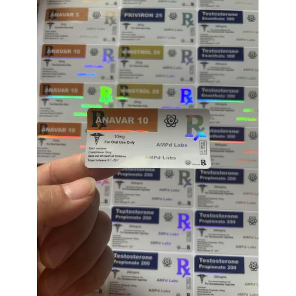 Test Propionate Auto-Adhésif Pharmacie Flacons 10ml Étiquettes