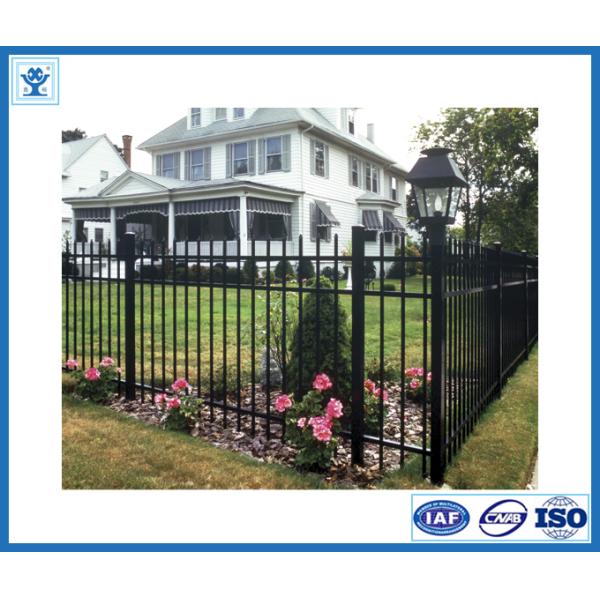 Внешняя покрашенная чернота профилей штранг-прессований перил загородки изготовленная на заказ алюминиевая