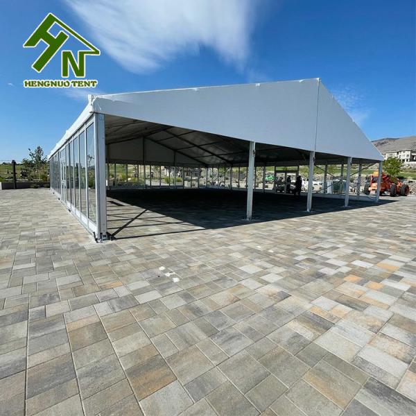 UV Resistant Temporary Party Tent Building 15HW Hardness Strong Aluminium Structure