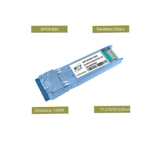 10KM Simplex 25G SFP28 Transceiver DDM Optical Modules With DFB And PIN