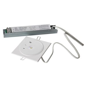 3 Hours Duration LED Emergency Light with 3W SMD White LED for Ceiling Recessed Mounted