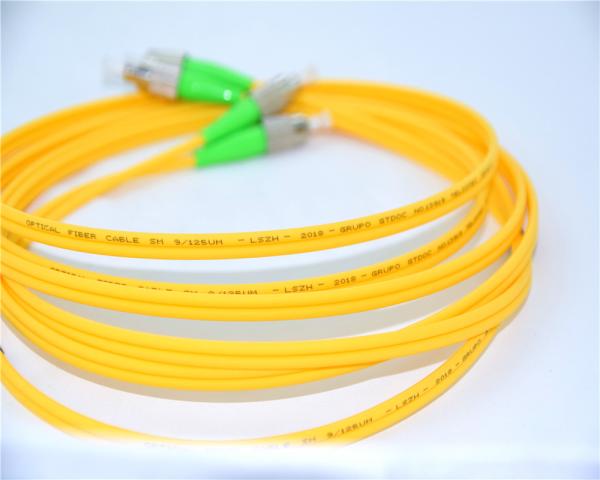 OS2 Fiber Optic Patch Cable Single Mode For Enterprise Network Telecom Room