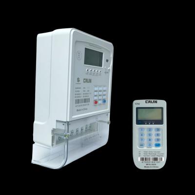IR Optical RS485 PLC Three Phase Electric Meter For Rural Electricity