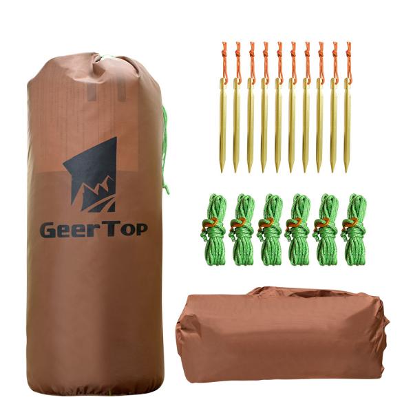 Breathable Lightweight 2 Man 1.53kg Survival Gear Tent