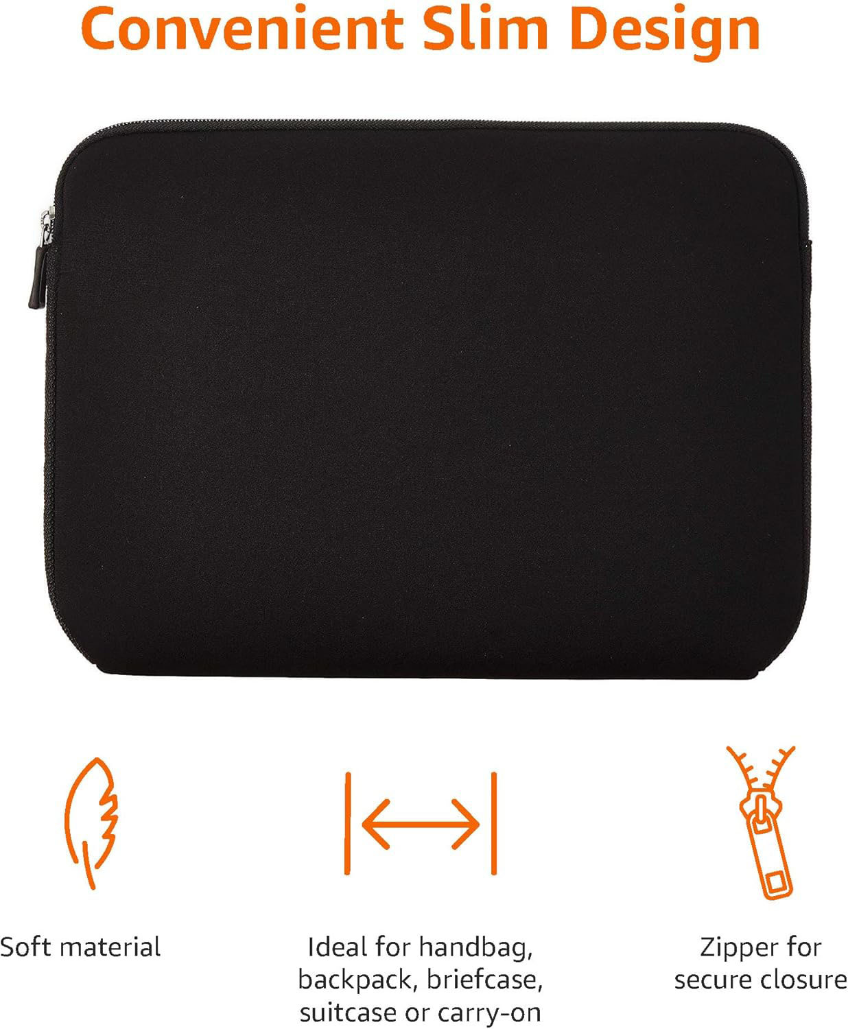 13inch Neoprene Laptop Sleeve Waterproof Material Notebook Protective Cover Laptop Bag LBX0116-2 Wholesale OEM/ODM/Private Label