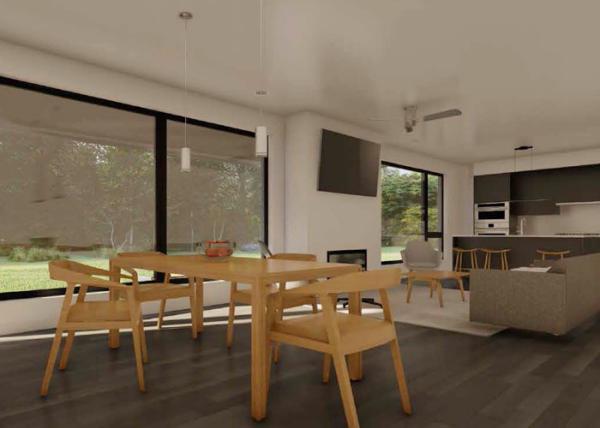 Estúdios de jardim contemporâneo de luxo Edifícios pré-fabricados de jardim de guindaste Casa bungalow de aço leve