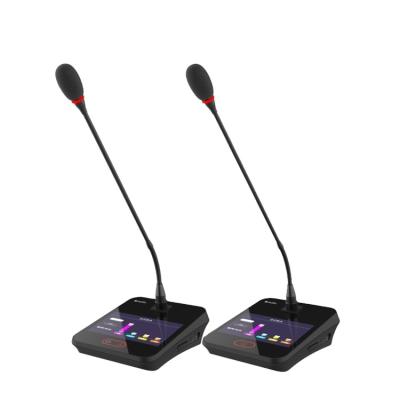 HUAIN Hand in Hand 5G Discussion Chairman Unit Voting Microphone Wireless Conference System Mic with Control Unit