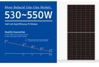 Painéis solares feitos sob encomenda 550W do telhado