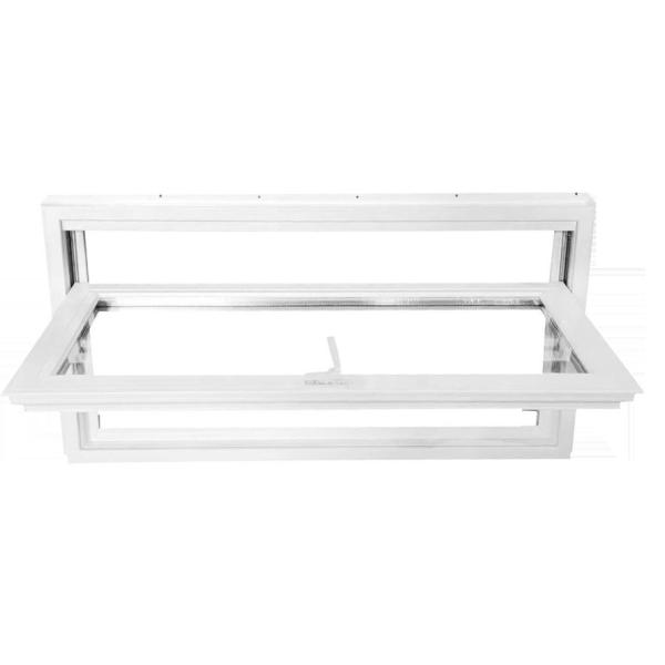 Оконный корпус UPVC Hopper Профиль абрикоса водонепроницаемый