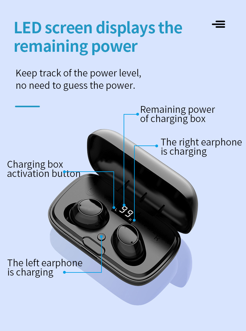 120H 2 в 1 двойном беспроводном Earbuds, пластиковом мини радиотелеграфе Earbuds Bluetooth 5,0