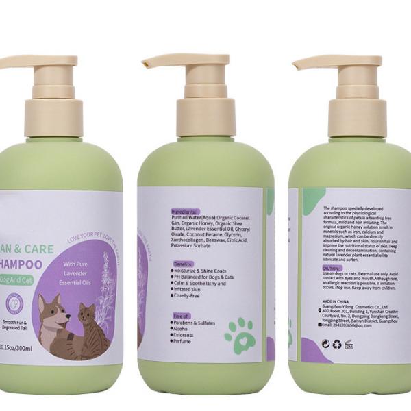 Antibactérien et parfumé pour nettoyer le corps des animaux de compagnie Gel de douche universel pour chats et chiens