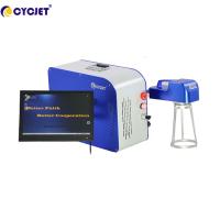 Máquina de codificación y de marcado del laser del PDA de CYCJET 30W para la impresión del QR Code del logotipo del neumático