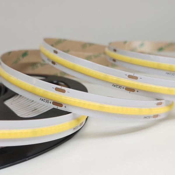 9.84ft 480leds/m 24v 6000K 10mm COB LEDライト ストライプ 日光 白色室内照明の装飾用