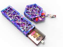 Luxury Unique Perfume Box Makeup Rigid Cardboard Gift Boxes For Person Care