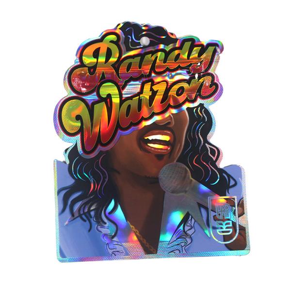 110mico étanche à la chaleur à découpe Mylar sacs en plastique fermeture à