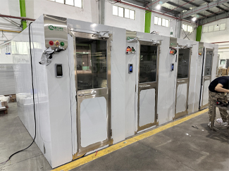 Напудрите покрывая ливни воздуха чистой комнаты, систему 1290*2000*2050 Mm ливня воздуха