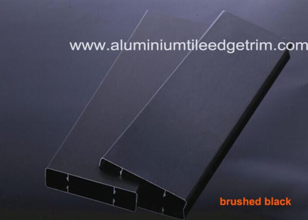 Durable Brushed Aluminium Skirting Perth / Board 60mm Height House Decoration