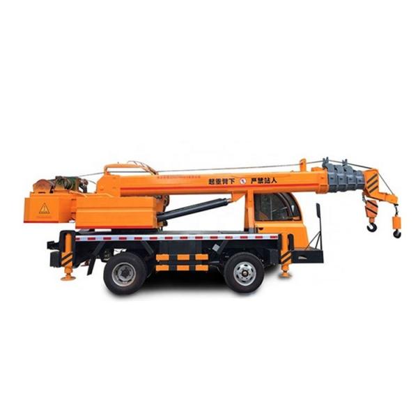 Dongfeng 4x2 Cargo Truck Mounted Hydraulic Mobile Crane 12 Tons And WEICHAI Engine