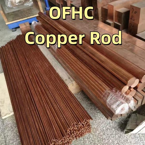 Oxygen Free Electionic OFE Copper Bar  Diameter 12mm 15mm 16mm C11000 Copper Rod